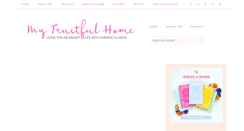 Desktop Screenshot of myfruitfulhome.com